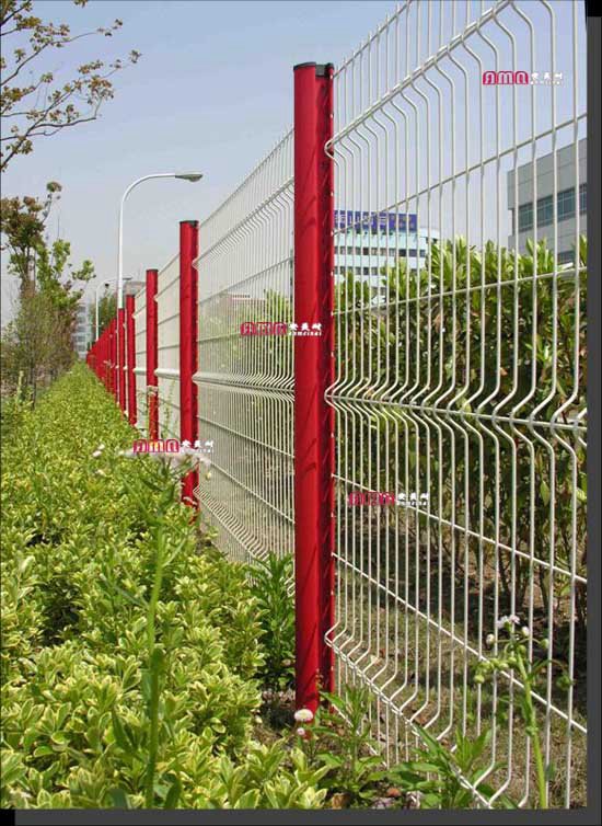 型号：ZZRS-12411 桃型柱护栏网