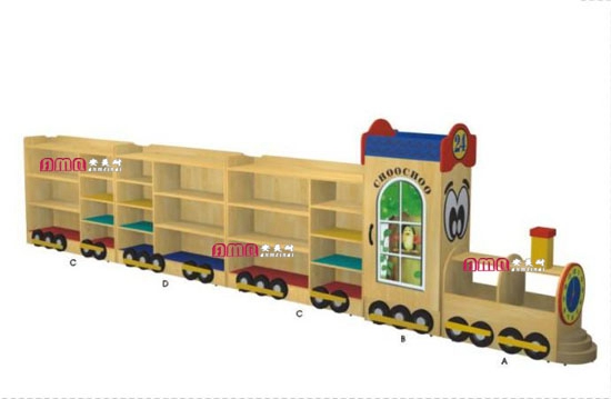ZZRS-13909 火车造型玩具柜 100 35 70cm.