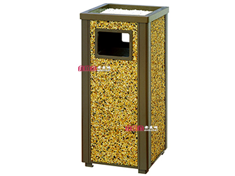 型号：ZZRS-5005 豪华细石板垃圾桶  360 360 765mm