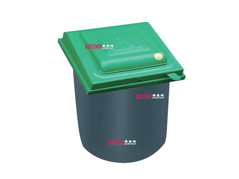 型号：ZZRS-5708 地埋垃圾桶 670 670 820mm 120L绿